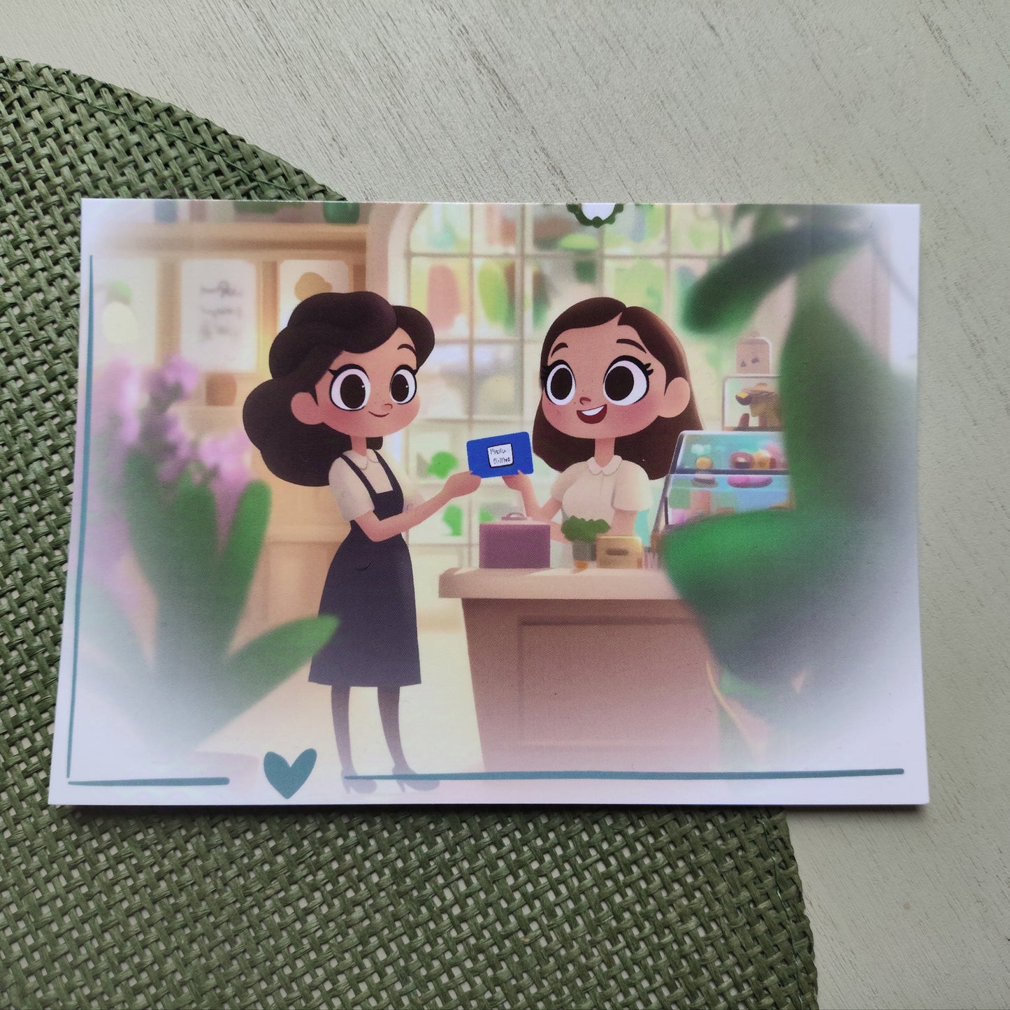 Hannahs Dienst mit Herz - Eine Einladung, die Herzen erreicht - JW Postkarte Pioschule