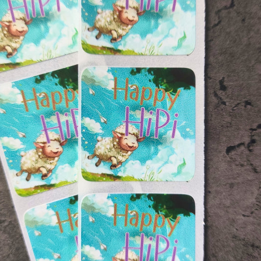 Sticker - 10er Pack „Happy Hipi“