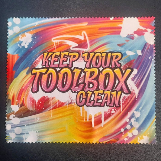 Reinigungstuch "Keep your Toolbox clean"