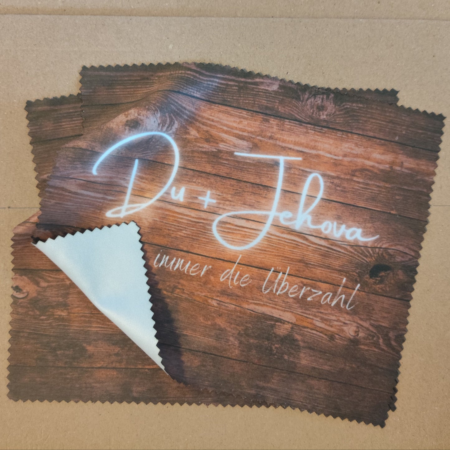 Reinigungstuch "Du + Jehova"