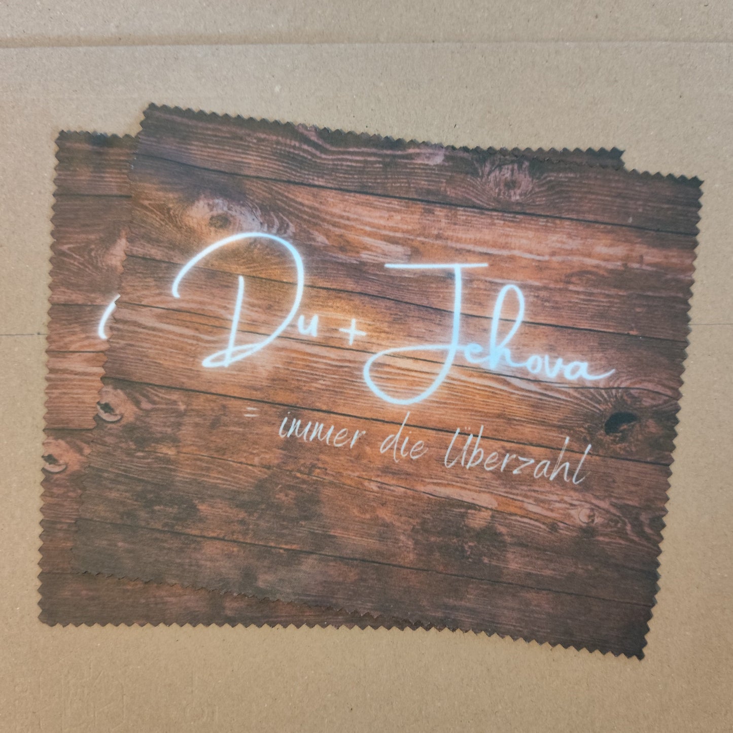 Reinigungstuch "Du + Jehova"