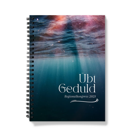 Notizbuch "Übt Geduld" - stille Wasser