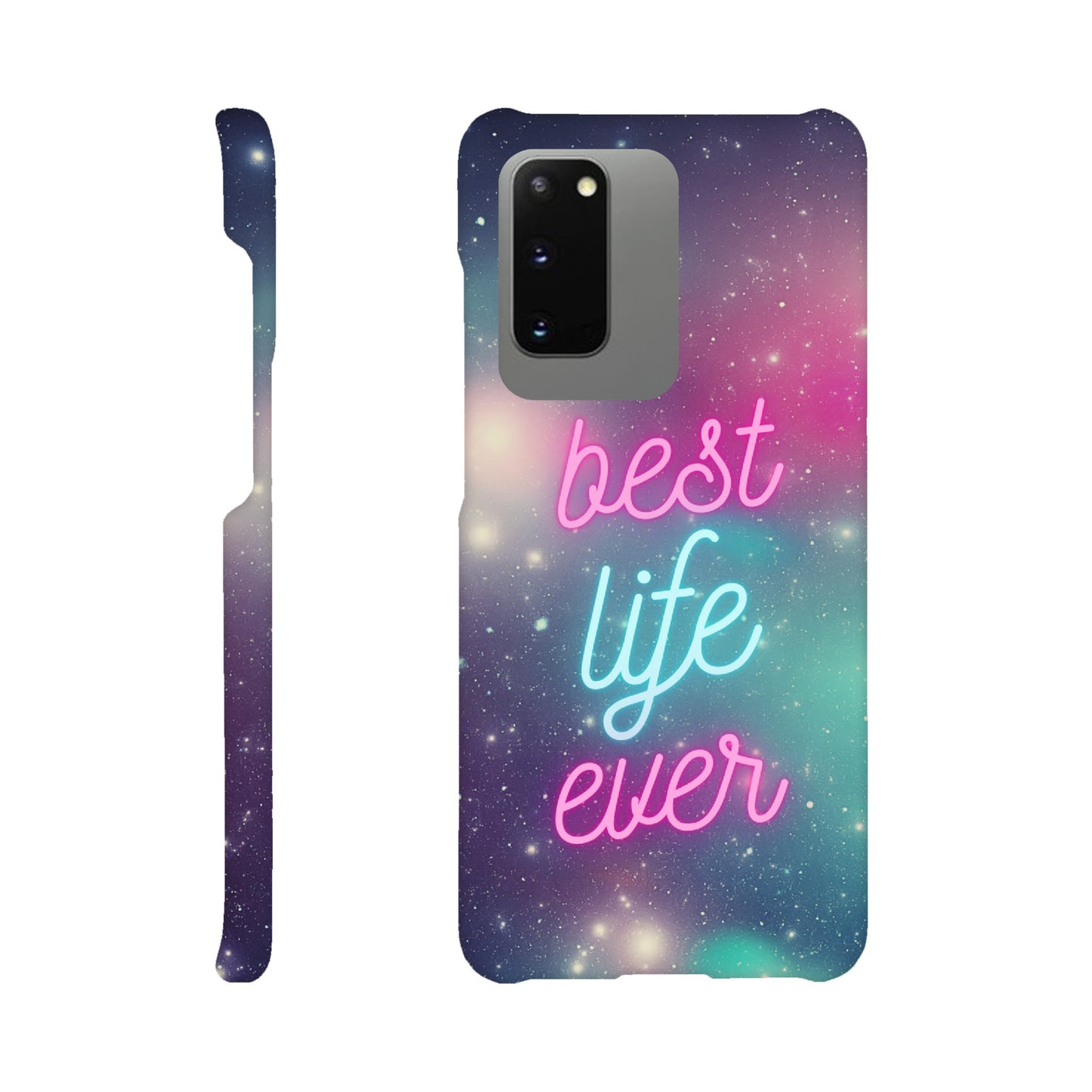 Handyhülle - Slim Case "Best Life Ever" - Galaxy