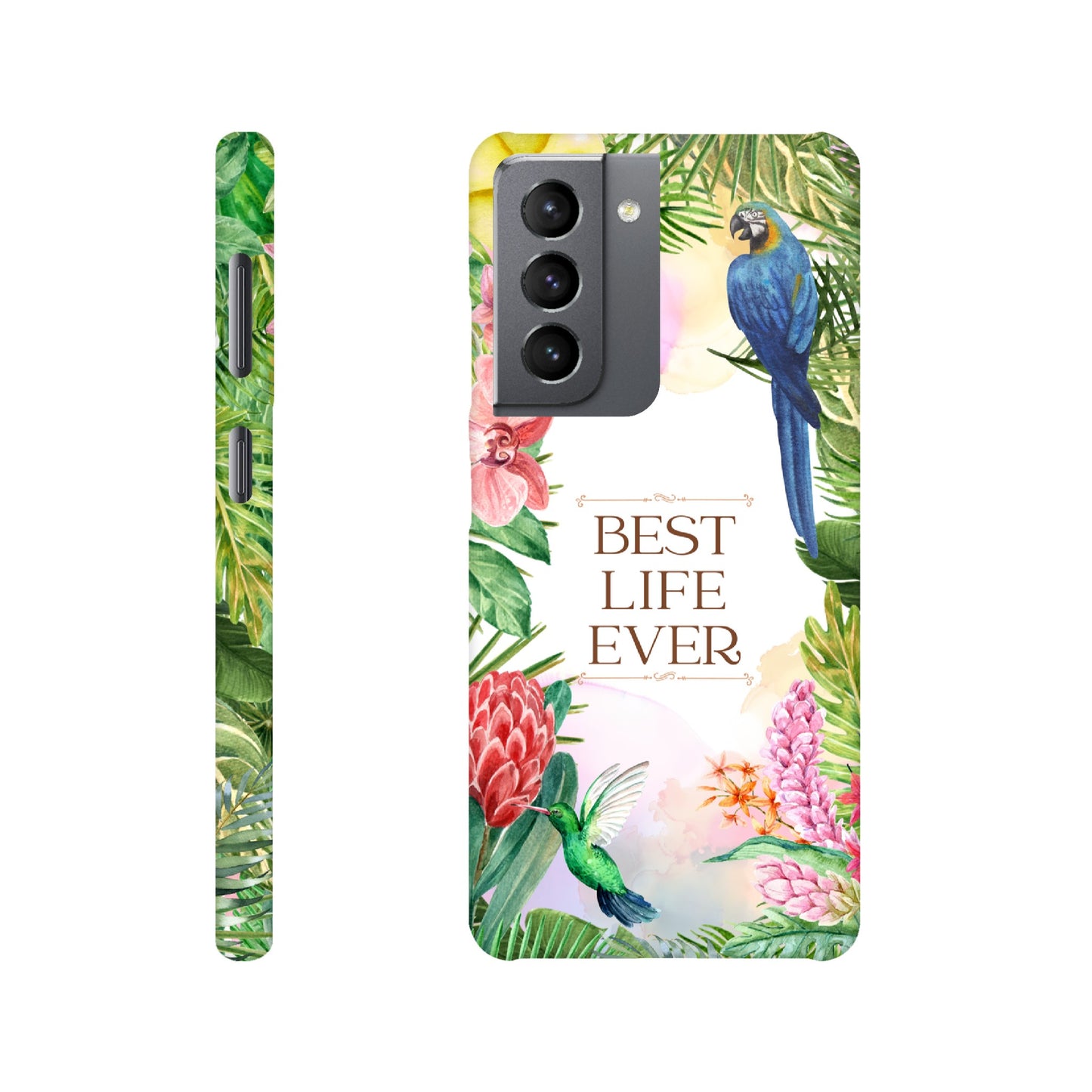 Handyhülle - Slim Case "Best Life Ever" - Dschungel