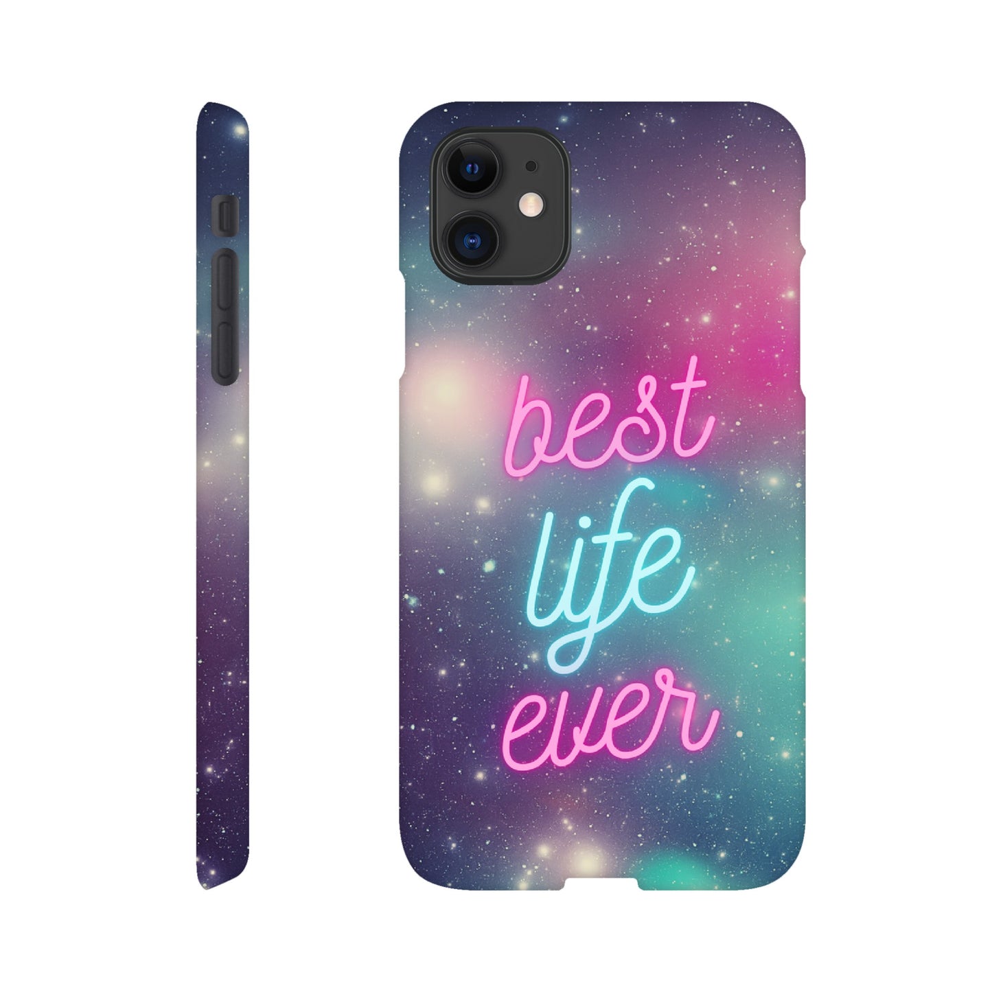 Handyhülle - Slim Case "Best Life Ever" - Galaxy