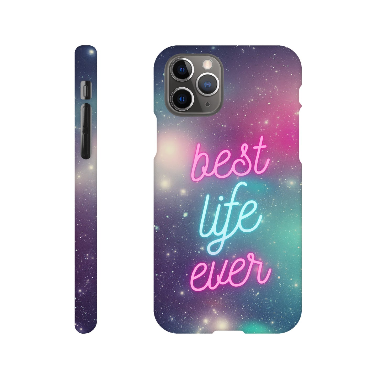 Handyhülle - Slim Case "Best Life Ever" - Galaxy